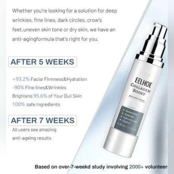 NEW IN BOX.  EELHOE™ COLLAGEN BOOST ANTI-AGING! - Picture 3 of 3